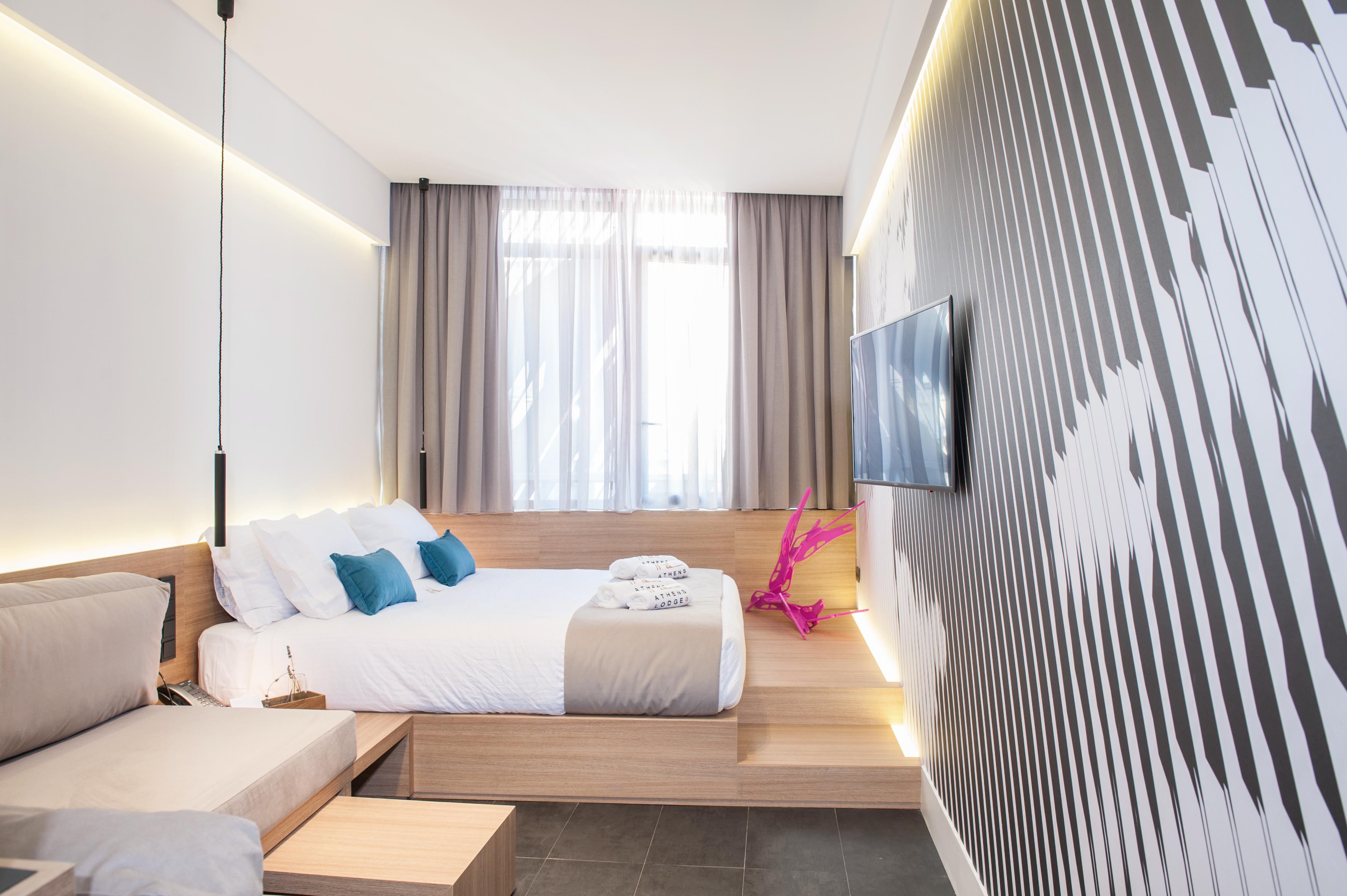 Athens Lodge By Athens Prime Hotels Bagian luar foto